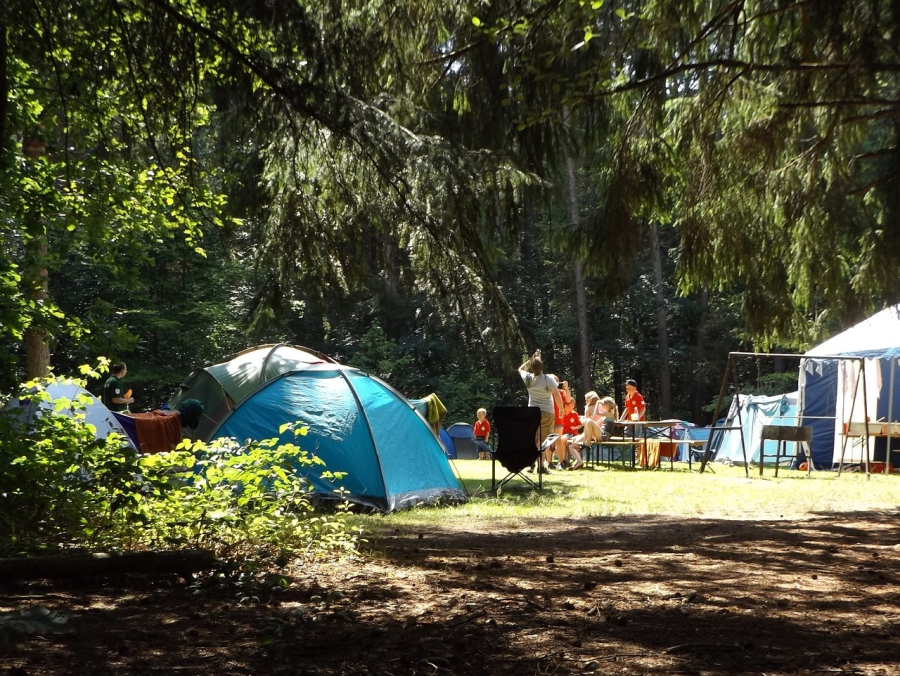 tente de camping à La Palmyre